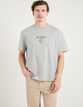 Playera Guess Jeans cuello redondo para hombre