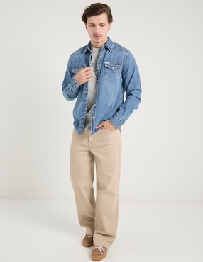 Playera Guess Jeans cuello redondo para hombre