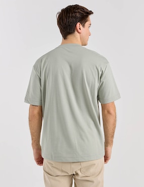 Playera Hollister cuello redondo para hombre