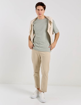 Playera Hollister cuello redondo para hombre