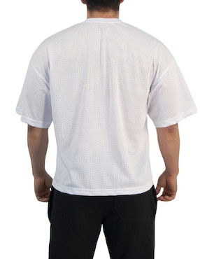 Playera John Leopard cuello v para hombre