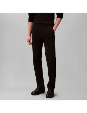 Pantalón chino regular Calvin Klein de algodón para hombre