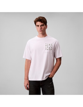 Playera Calvin Klein Playera CK para hombre cuello redondo para hombre