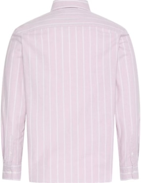 Camisa casual Calvin Klein de algodón manga larga para hombre