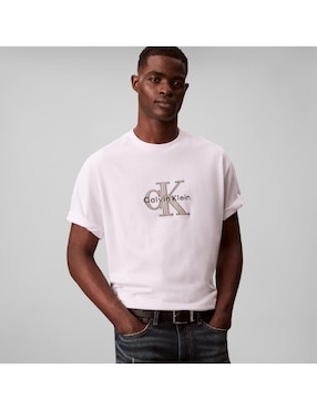 Playera Calvin Klein Playera CK para hombre cuello redondo para hombre