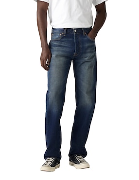 Jeans straight Levi's 501 deslavado para hombre