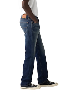 Jeans straight Levi's 501 deslavado para hombre