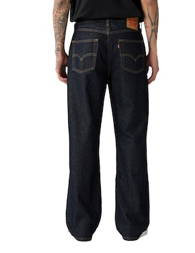 Jeans straight Levi's 565 lavado obscuro para hombre