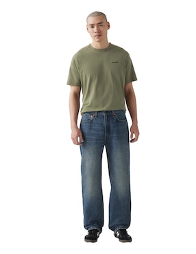 Jeans straight Levi's 565 lavado obscuro para hombre