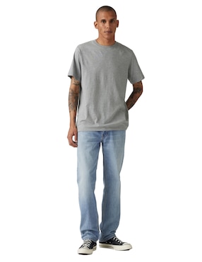 Jeans straight Levi's 514 lavado claro para hombre
