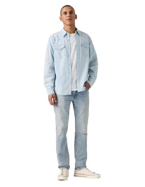 Jeans slim Levi's 511 lavado claro para hombre