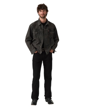 Jeans bota Levi's lavado obscuro para hombre