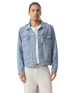 Chamarra Denim Levi's de mezclilla para hombre