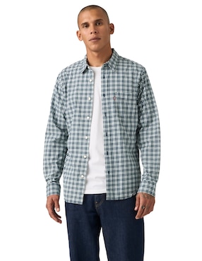 Camisa casual Levi's de algodón manga larga para hombre