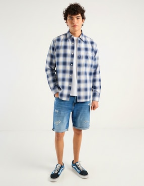 Camisa casual Levi's de algodón manga larga para hombre