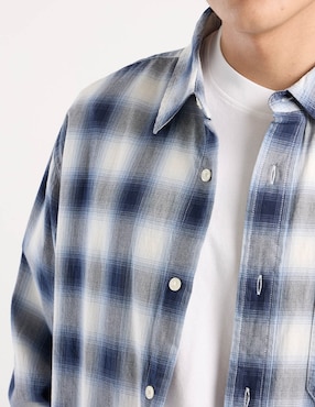 Camisa casual Levi's de algodón manga larga para hombre