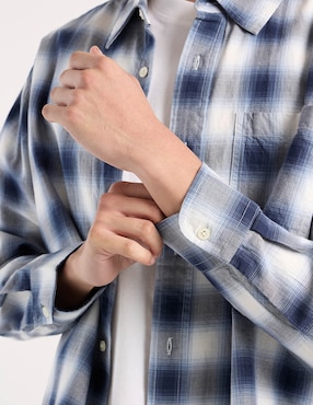 Camisa casual Levi's de algodón manga larga para hombre