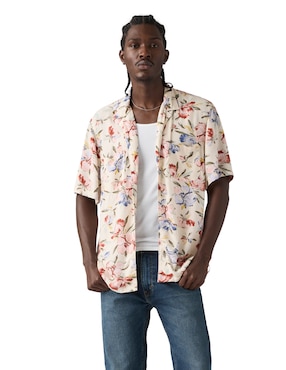 Camisa casual Levi's de algodón manga corta para hombre
