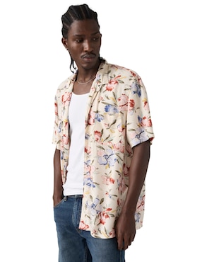 Camisa casual Levi's de algodón manga corta para hombre