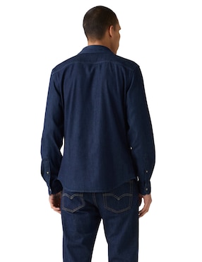 Camisa casual Levi's de algodón manga larga para hombre