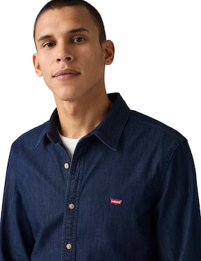 Camisa casual Levi's de algodón manga larga para hombre