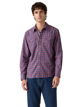Camisa casual Levi's de algodón manga larga para hombre