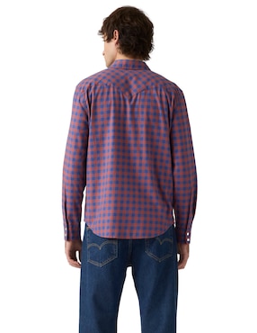 Camisa casual Levi's de algodón manga larga para hombre
