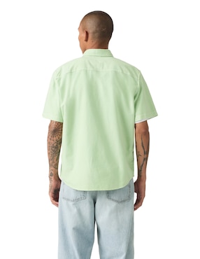 Camisa casual Levi's de algodón manga corta para hombre