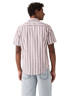 Camisa casual Levi's de algodón manga corta para hombre