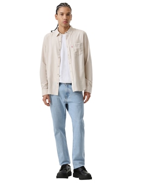 Camisa casual Levi's de algodón manga larga para hombre