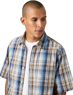 Camisa casual Levi's de algodón manga corta para hombre