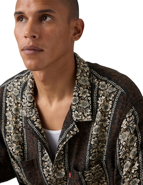 Camisa casual Levi's de algodón manga corta para hombre