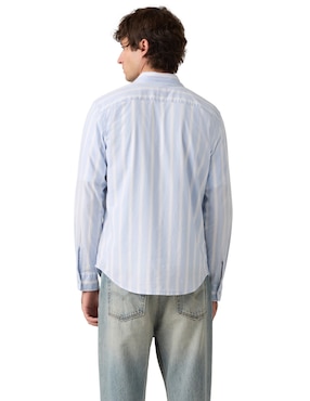 Camisa casual Levi's de algodón manga larga para hombre