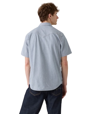 Camisa casual Levi's de algodón manga corta para hombre
