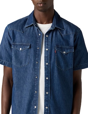 Camisa casual Levi's de algodón manga corta para hombre