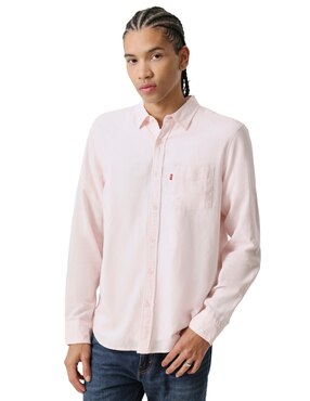 Camisa casual Levi's de algodón manga larga para hombre