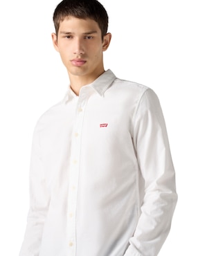 Camisa casual Levi's de algodón manga larga para hombre