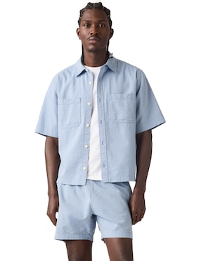 Camisa casual Levi's de algodón manga corta para hombre