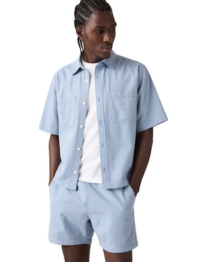 Camisa casual Levi's de algodón manga corta para hombre