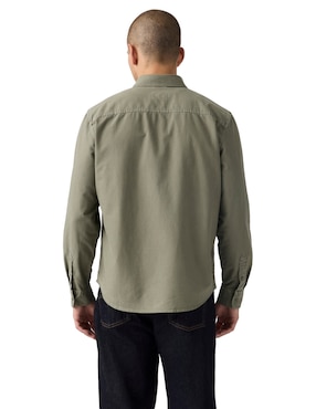 Camisa casual Levi's de algodón manga larga para hombre