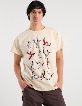 Playera Univrs cuello redondo para hombre