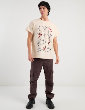 Playera Univrs cuello redondo para hombre