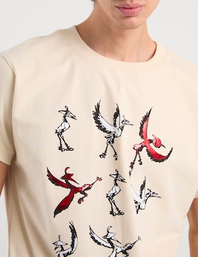 Playera Univrs cuello redondo para hombre