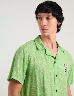 Camisa casual Univrs manga corta para hombre