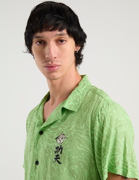 Camisa casual Univrs manga corta para hombre