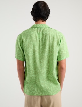 Camisa casual Univrs manga corta para hombre