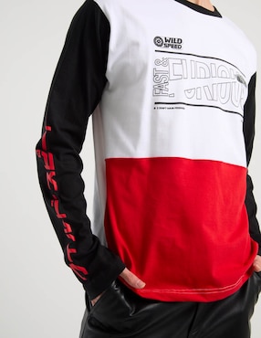 Playera Univrs cuello redondo para hombre