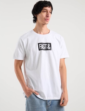 Playera Univrs cuello redondo para hombre