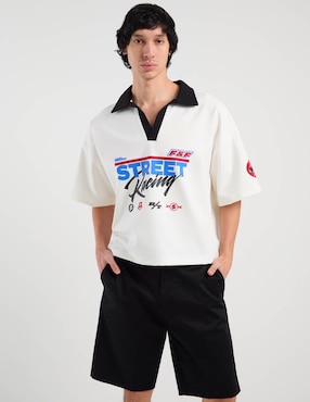 Playera Univrs cuello polo para hombre