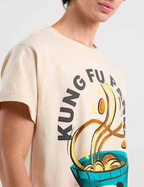 Playera Univrs Kung Fu Panda cuello redondo para hombre